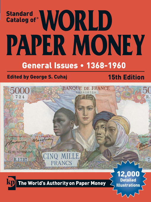 Cover image for Standard Catalog of World Paper Money, General Issues, 1368-1960